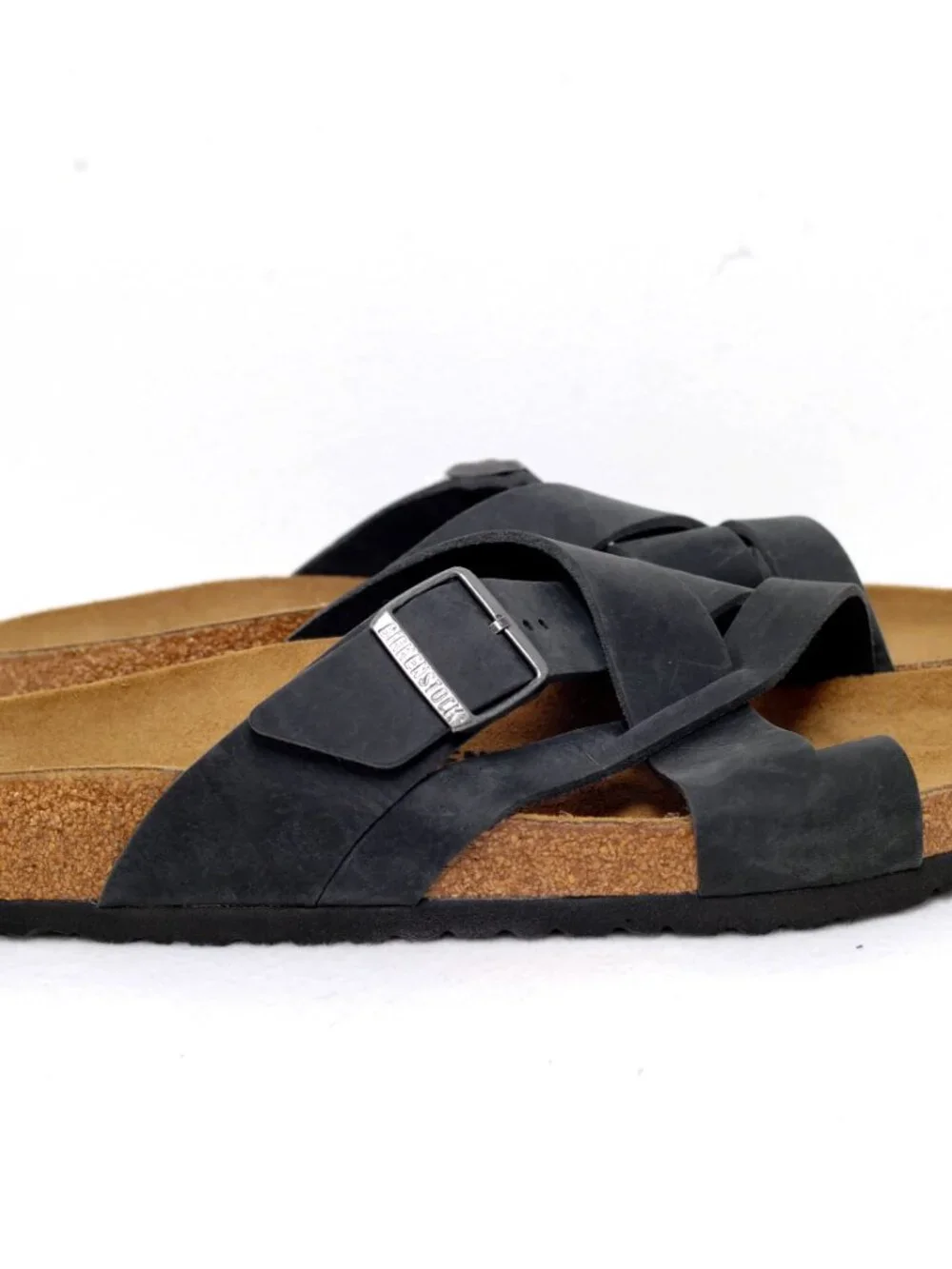 Birkenstock Lugano Soft Footbed Camberra Old Black Oiled Leather EU 46 / US 13